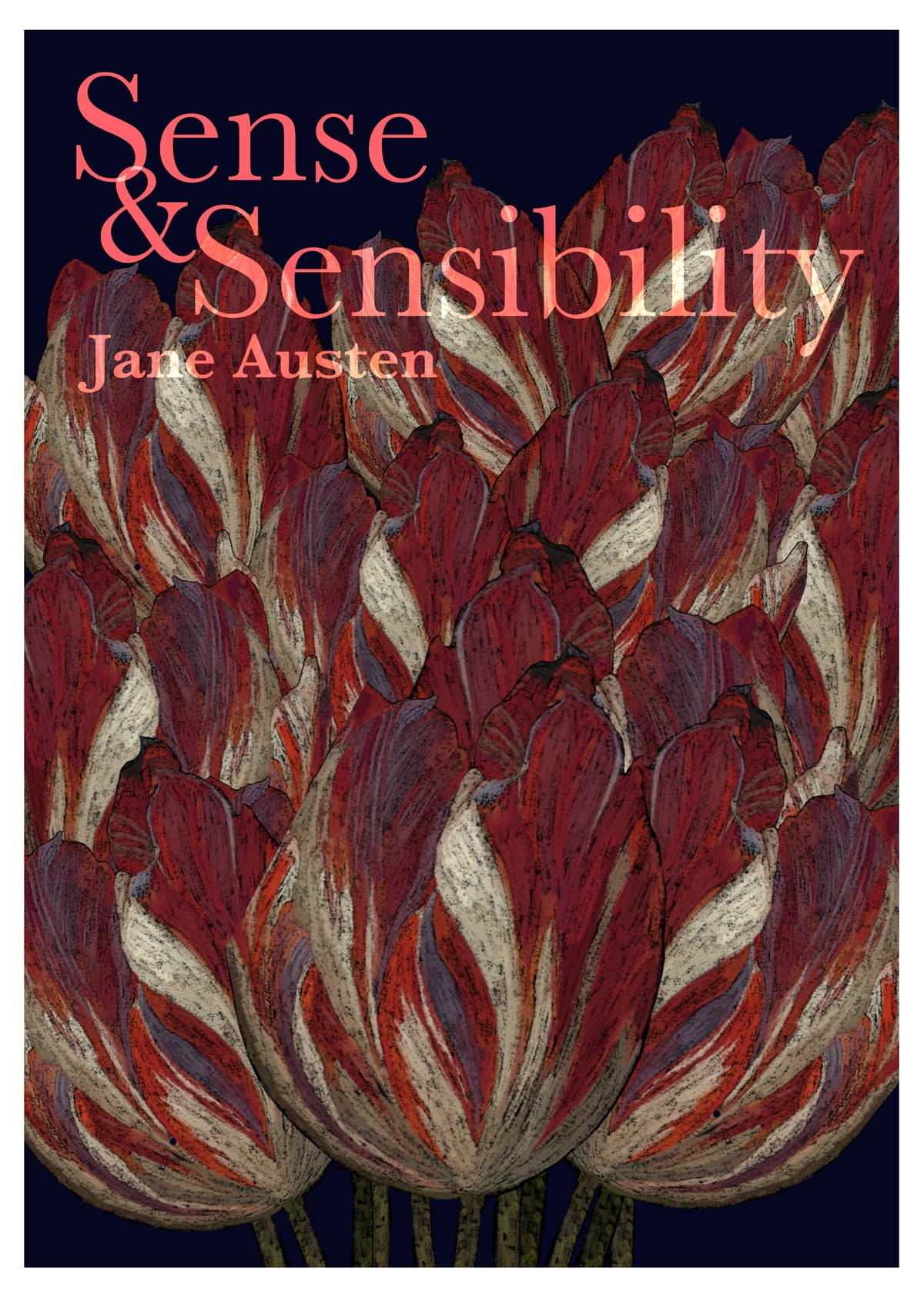 Sense & Sensibility - Jane Austen - Art Print (Tulips)