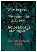 1984 - George Orwell - Art Print (War is Peace)