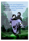 Sense & Sensibility - Jane Austen - Art Print (Know Your Own Happiness)