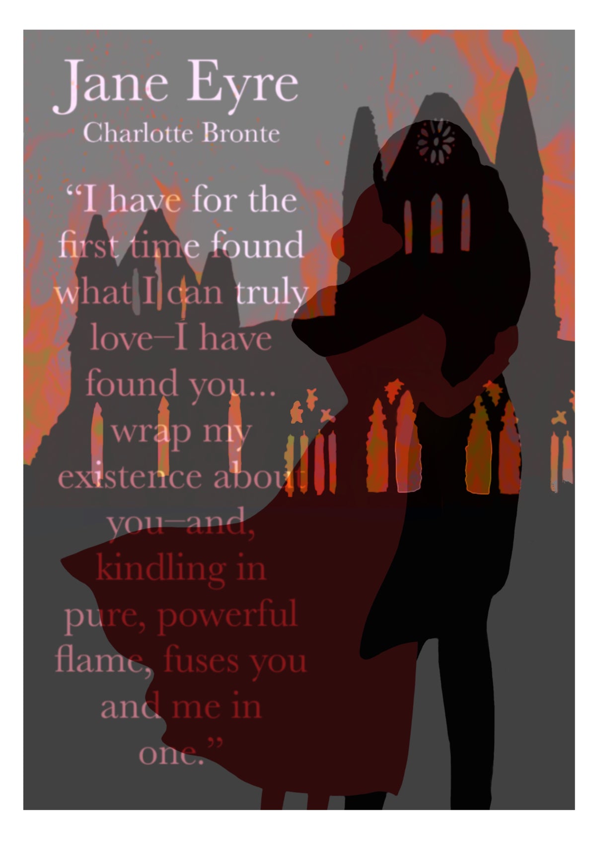 Jane Eyre - Charlotte Brontë - Art Print (I Have You)