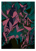 Journey to the Centre of the Earth - Jules Verne - Art Print (Pink Light)