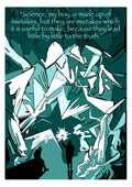 Journey to the Centre of the Earth - Jules Verne - Art Print (Little by Little to the Truth)